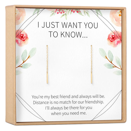 Long Distance Friendship Earrings