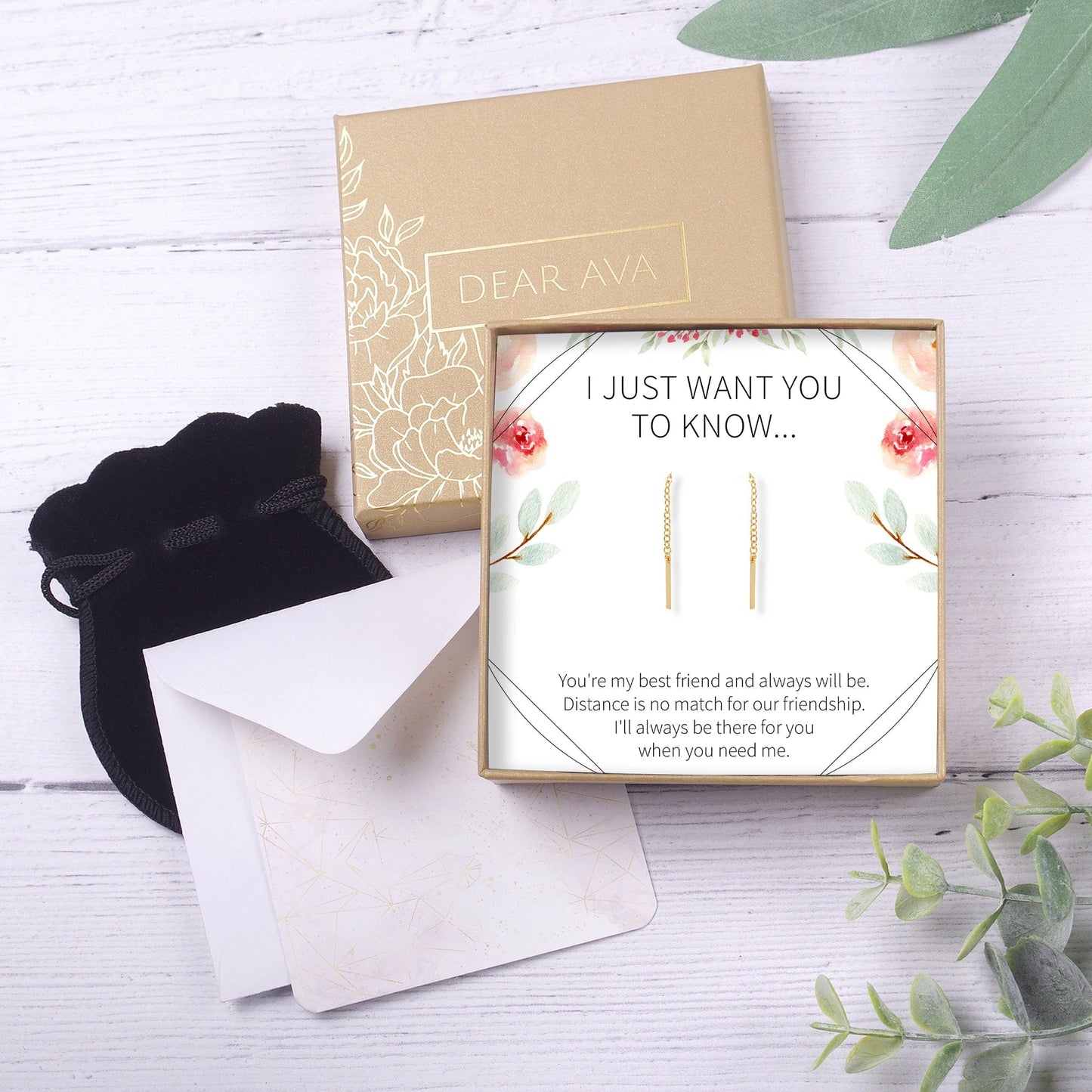 Long Distance Friendship Earrings