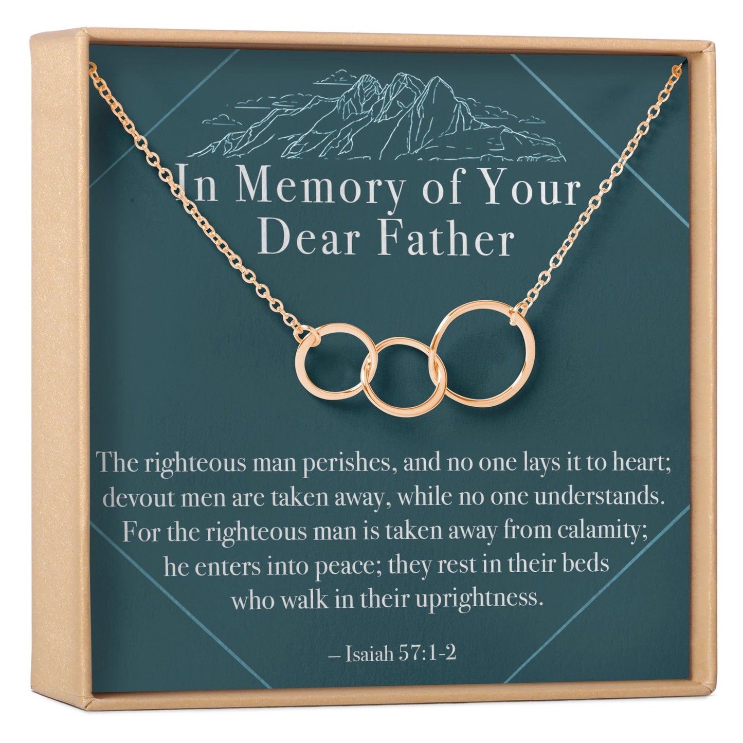 Loss of Father Necklace, Multiple Styles Necklace
