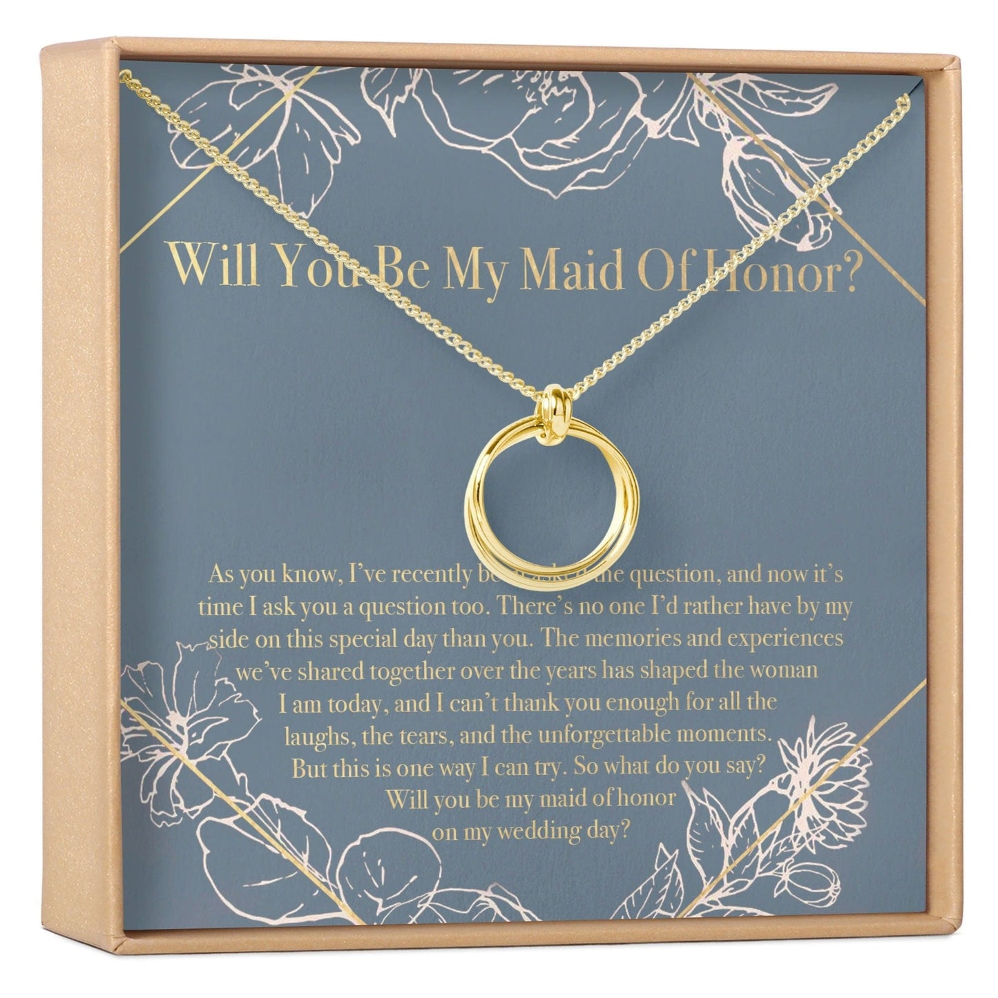 Maid of Honor Necklace, Multiple Styles