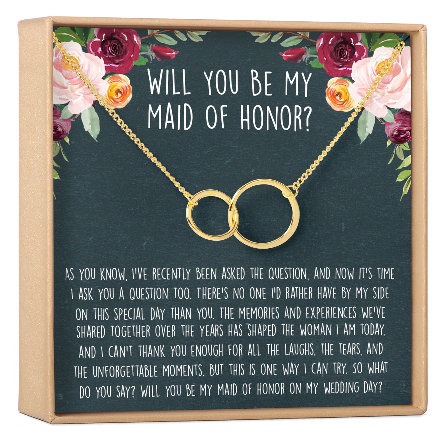 Maid of Honor Necklace, Multiple Styles
