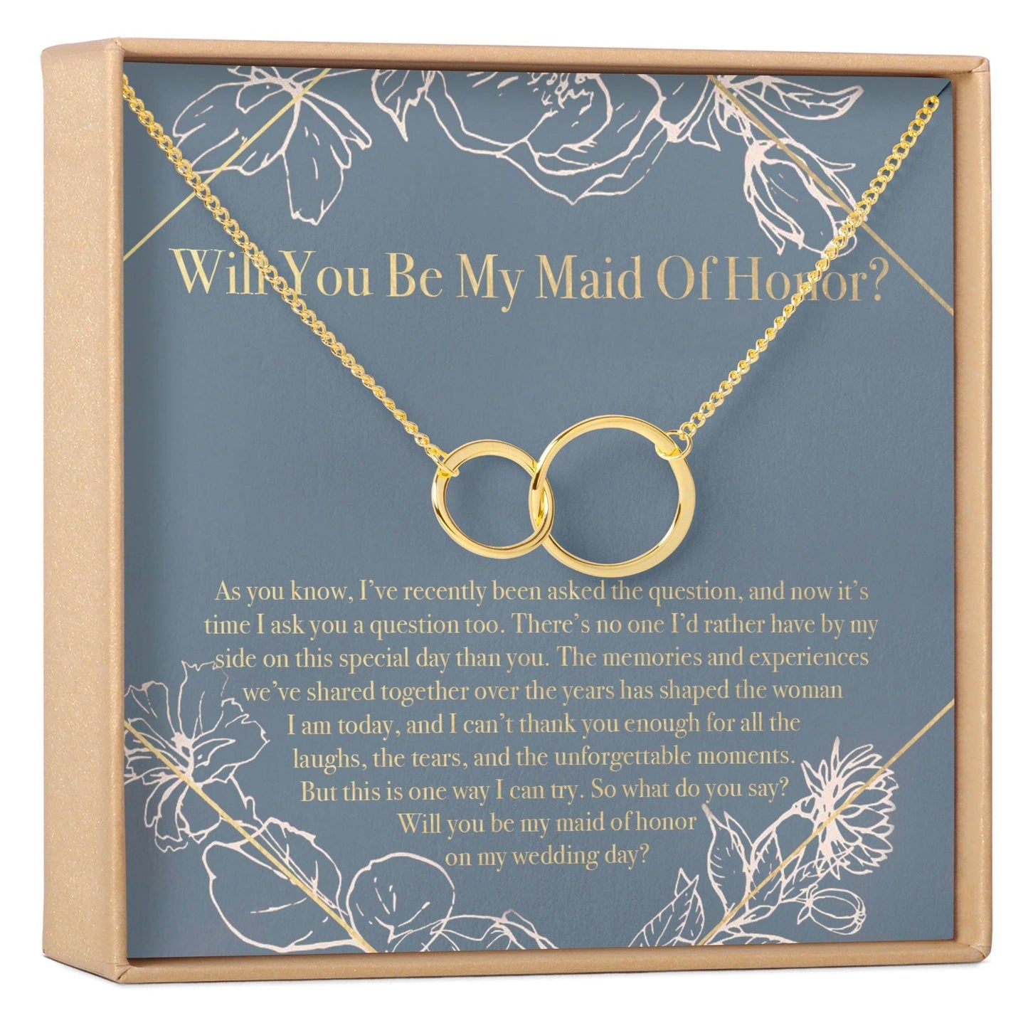 Maid of Honor Necklace, Multiple Styles