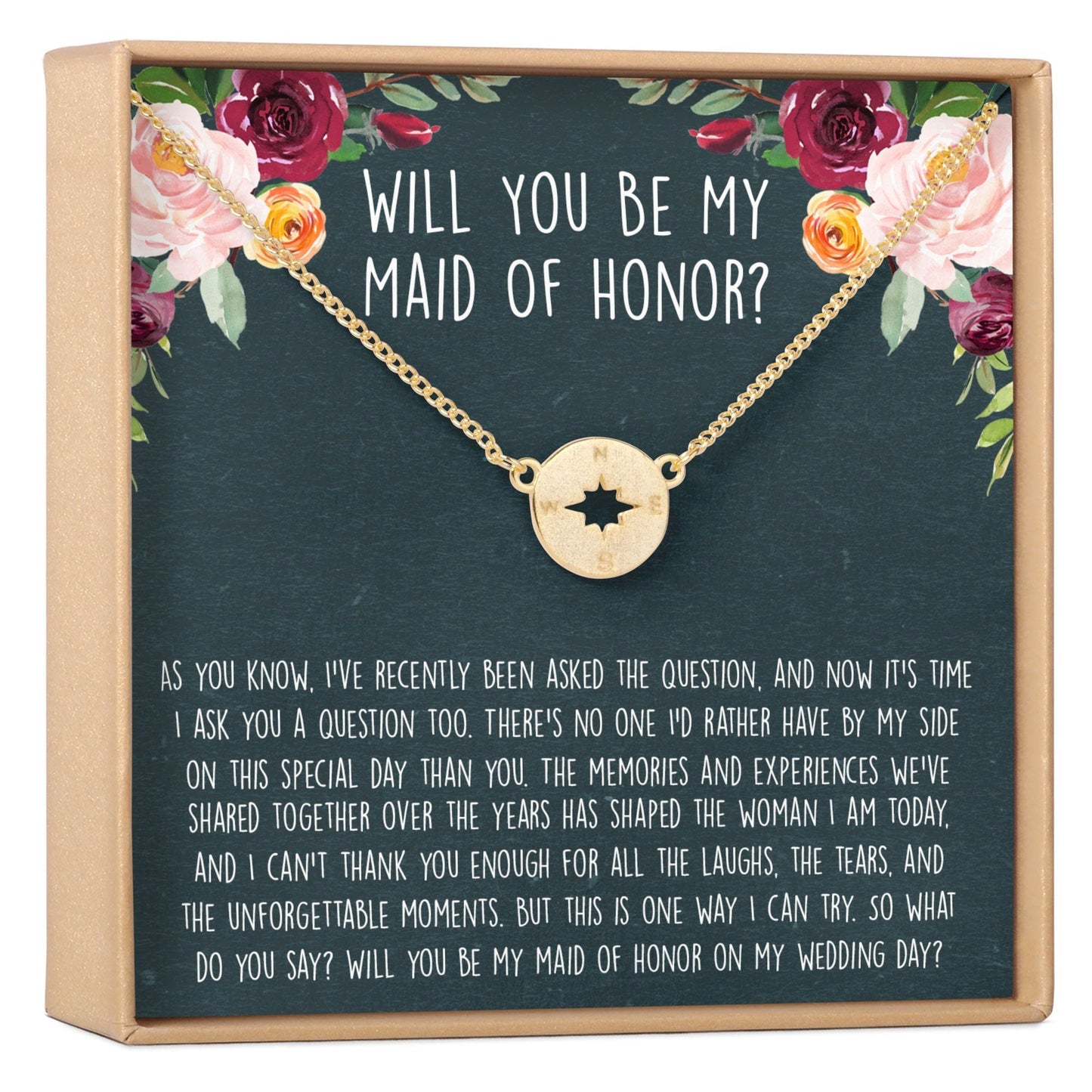 Maid of Honor Necklace, Multiple Styles