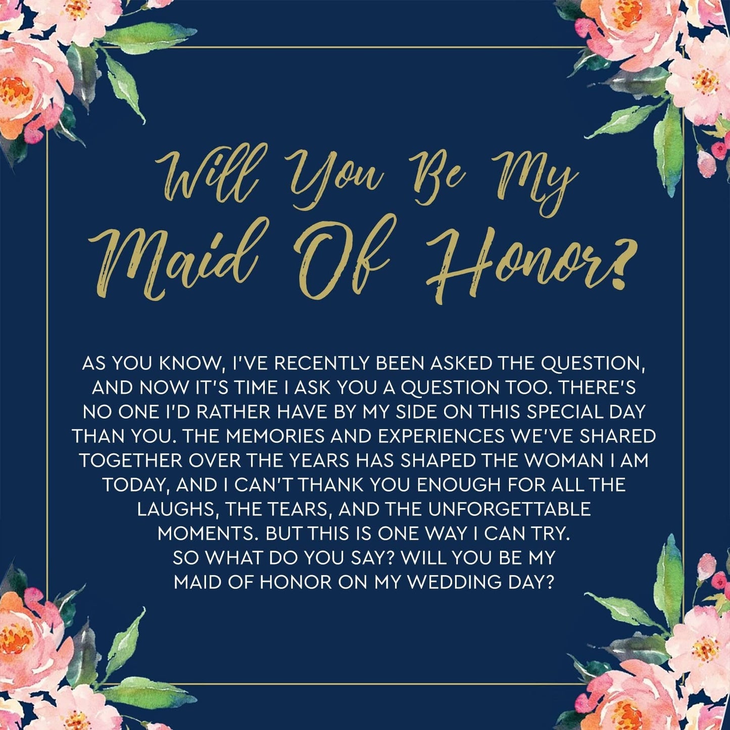 Maid of Honor Spa Gift Box