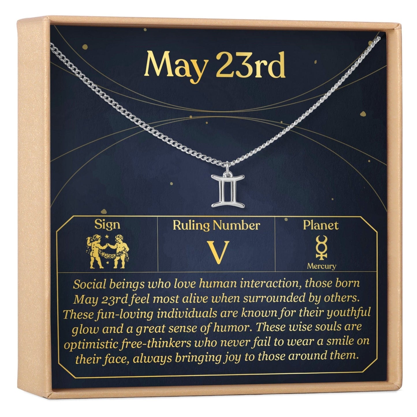 May 23rd Gemini Necklace