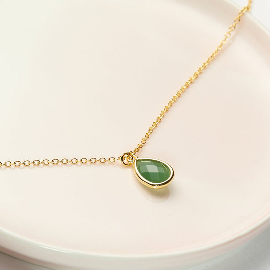 May Birthday Gemstone Necklace