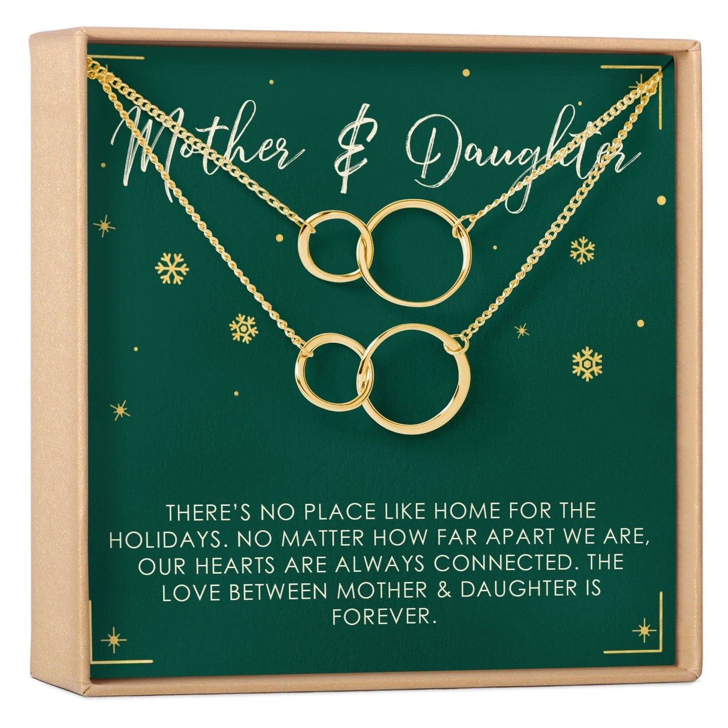 Mother & Daughter Christmas Necklace, Multiple Styles