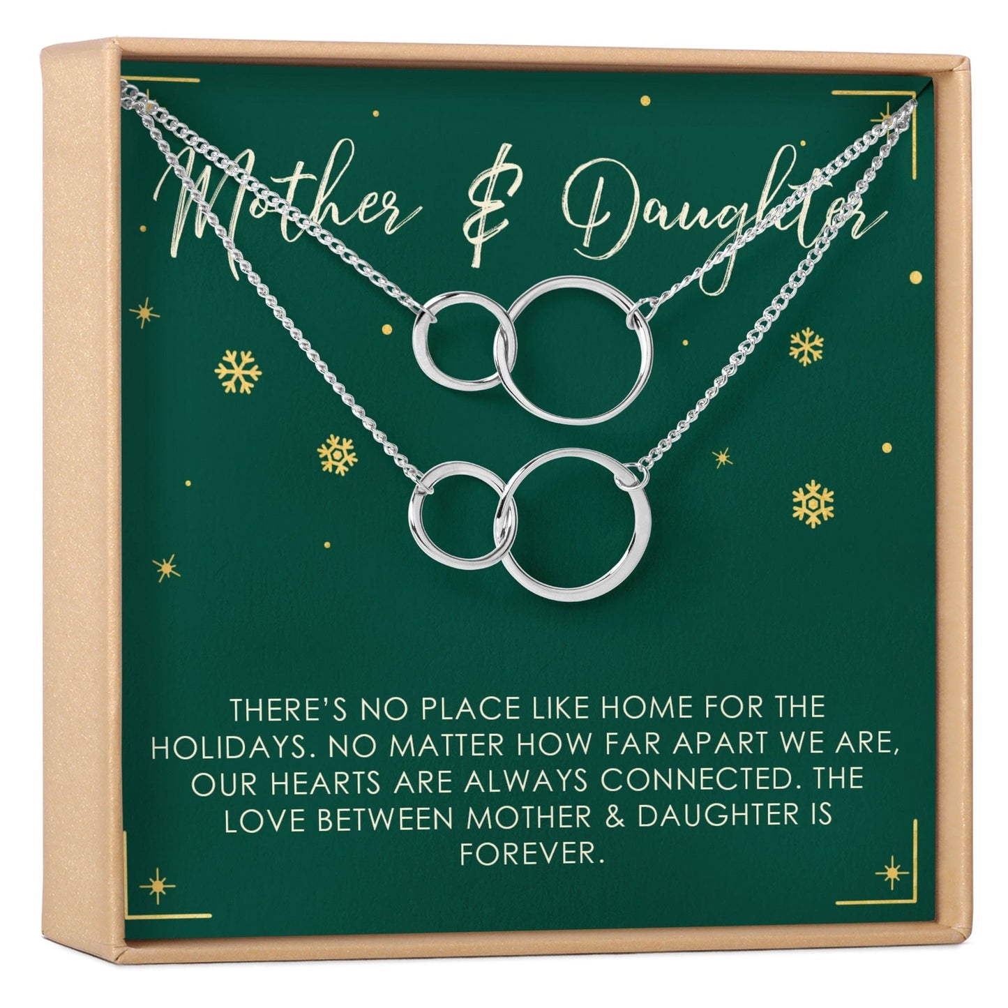 Mother & Daughter Christmas Necklace, Multiple Styles
