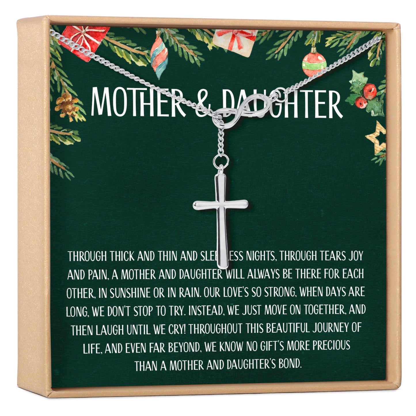Mother & Daughter Christmas Necklace, Multiple Styles