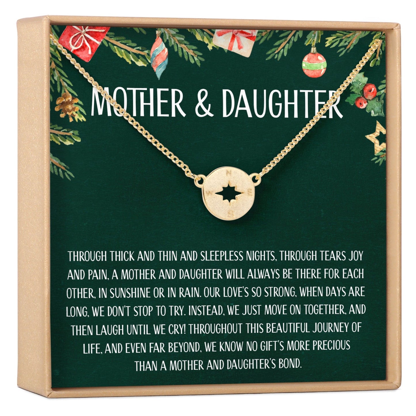 Mother & Daughter Christmas Necklace, Multiple Styles