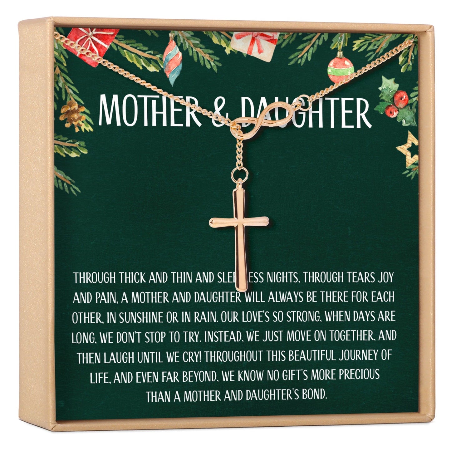 Mother & Daughter Christmas Necklace, Multiple Styles