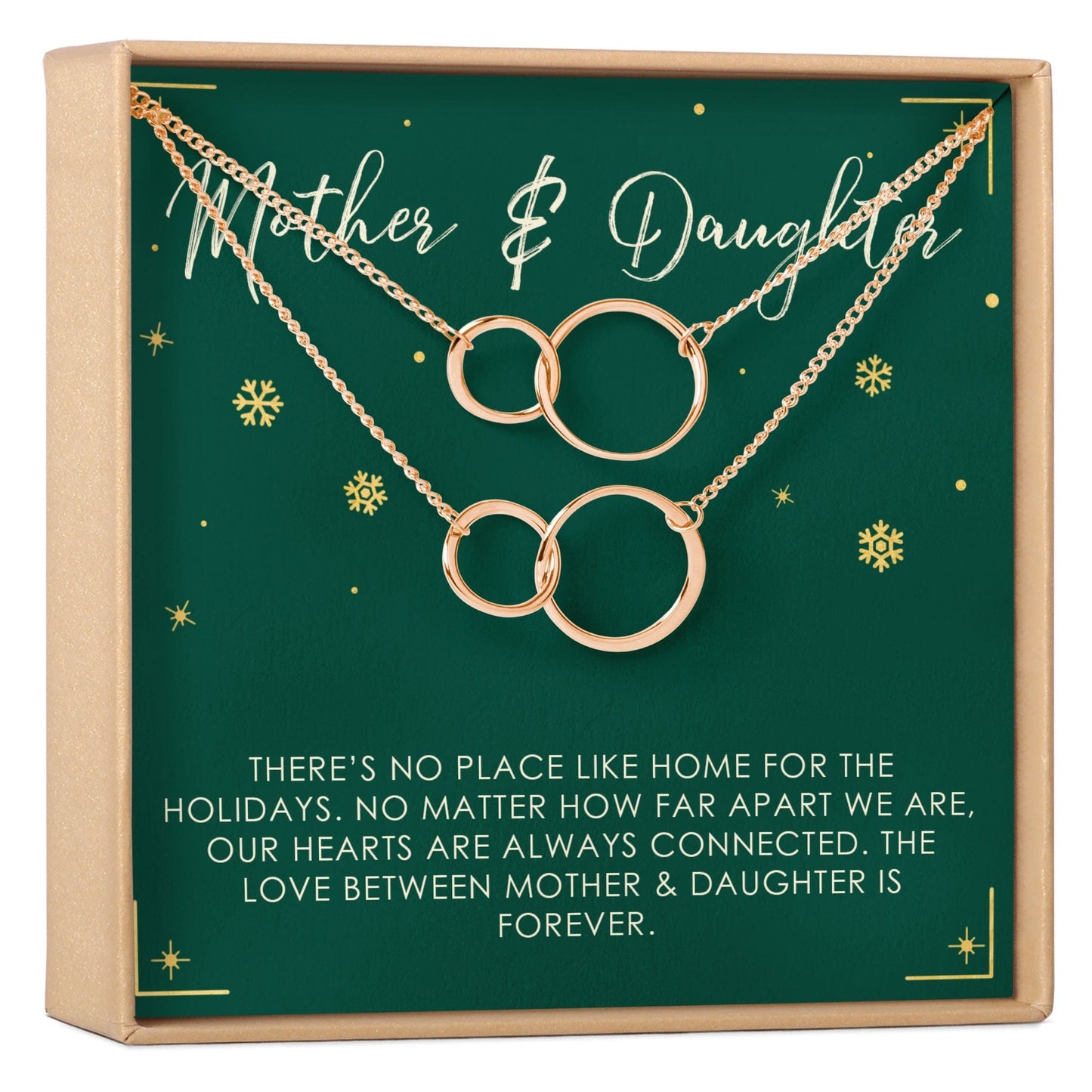 Mother & Daughter Christmas Necklace, Multiple Styles