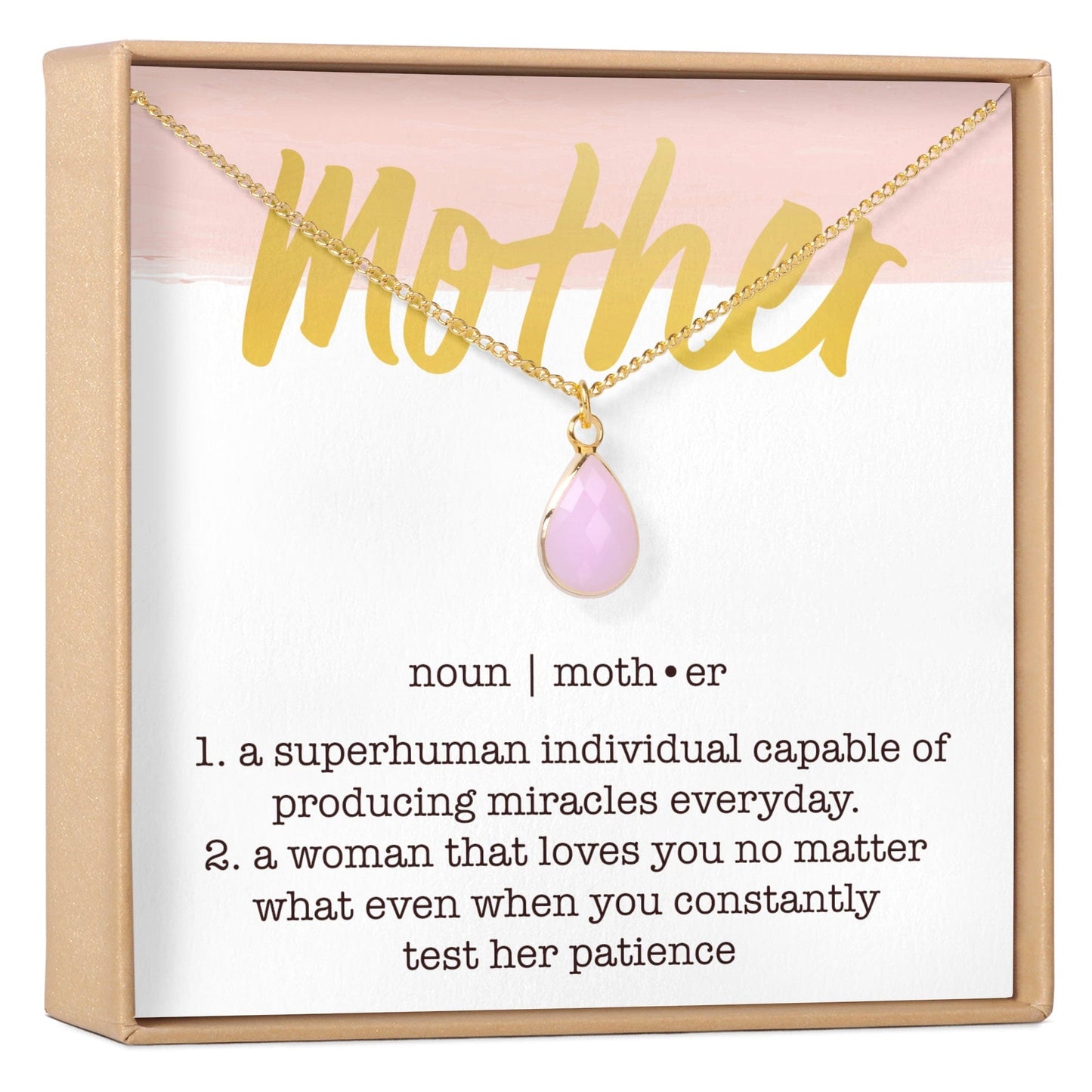 Mother Gemstone Necklace