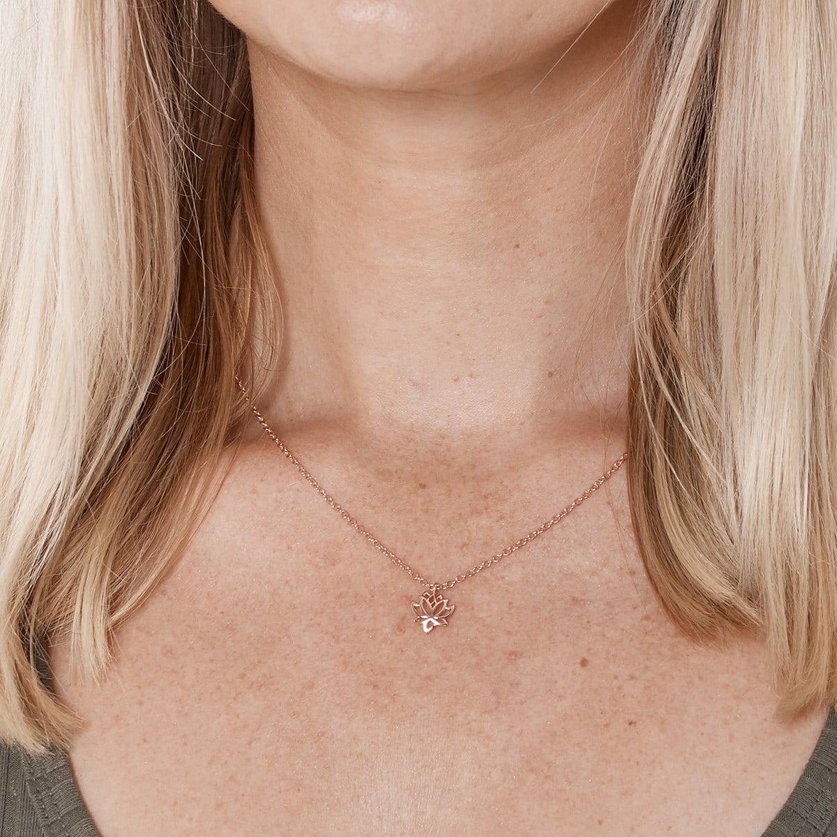 Mother's Day Lotus Necklace
