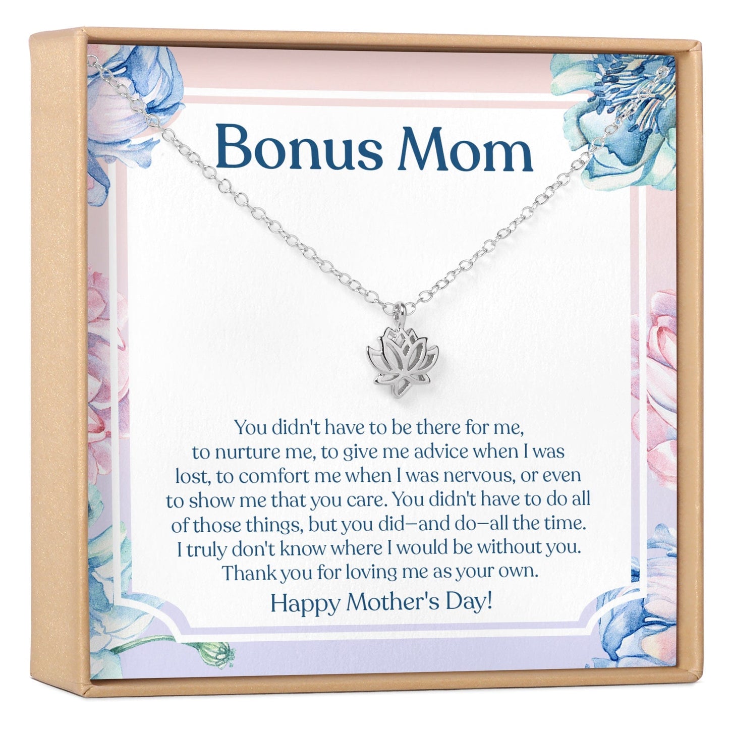 Mother's Day Lotus Necklace