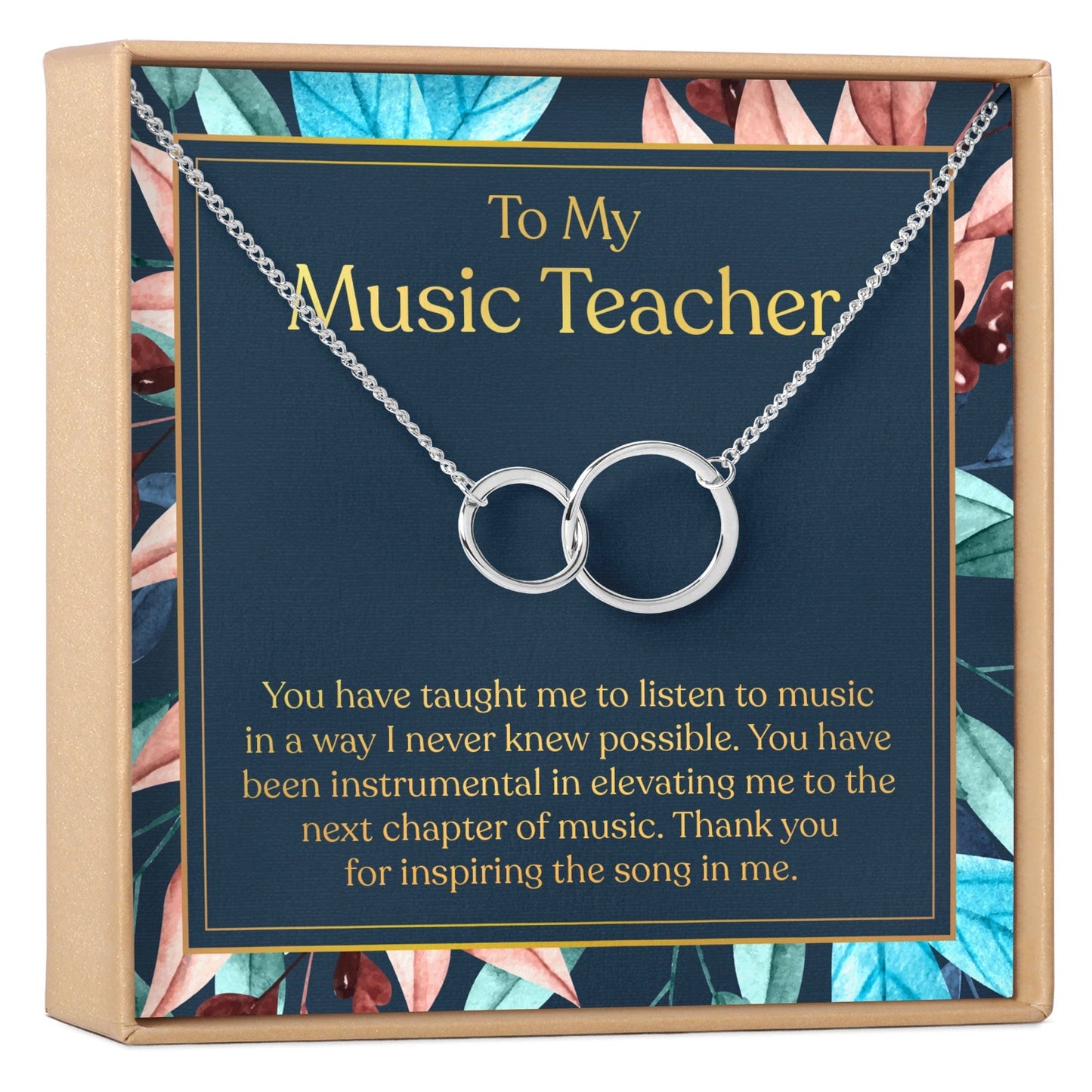 Music Teacher Necklace, Multiple Styles Jewelry