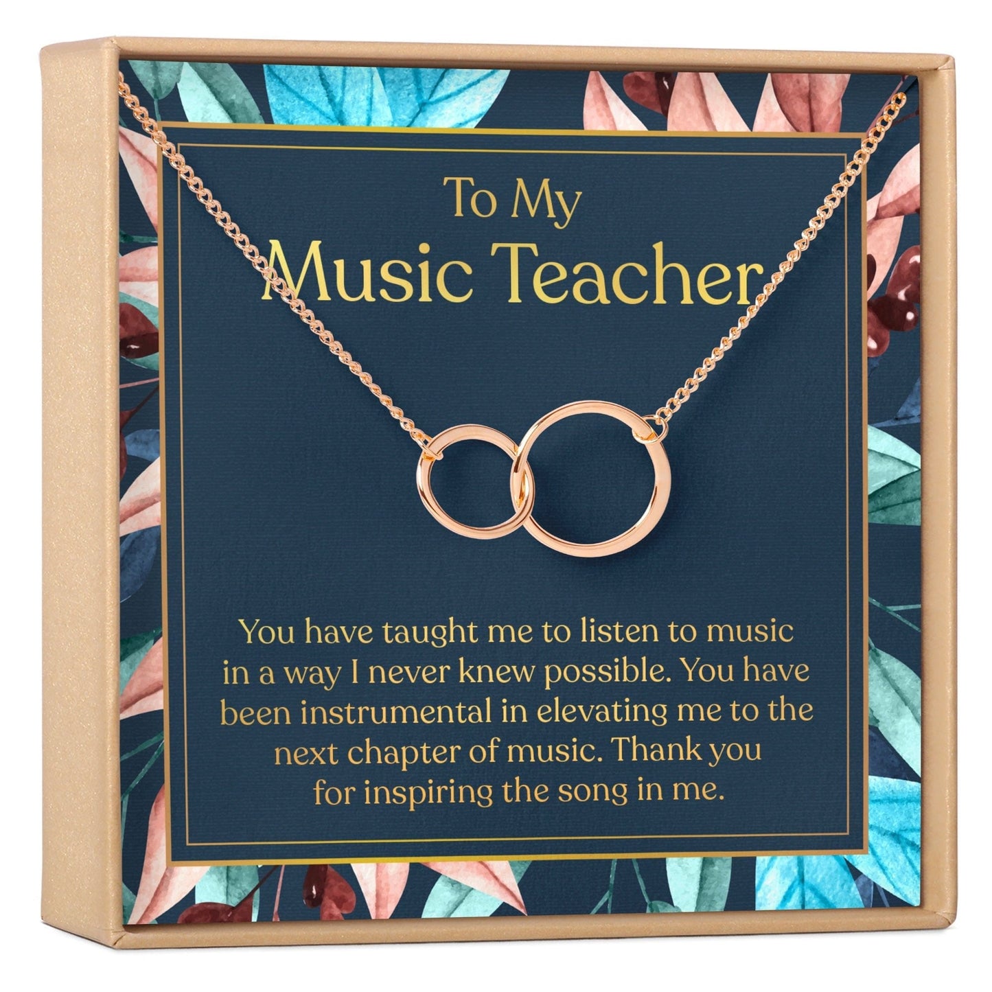 Music Teacher Necklace, Multiple Styles Jewelry
