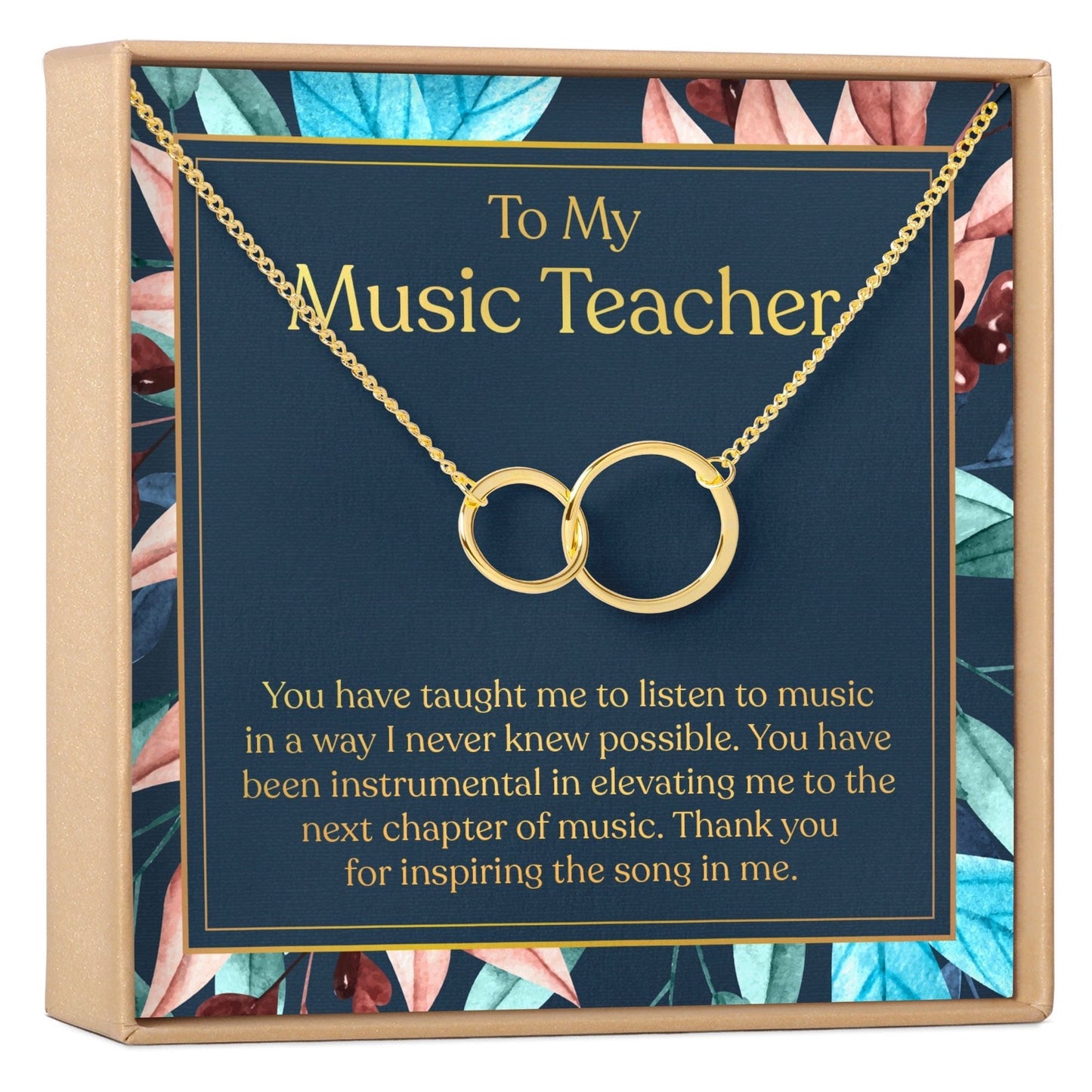 Music Teacher Necklace, Multiple Styles Jewelry