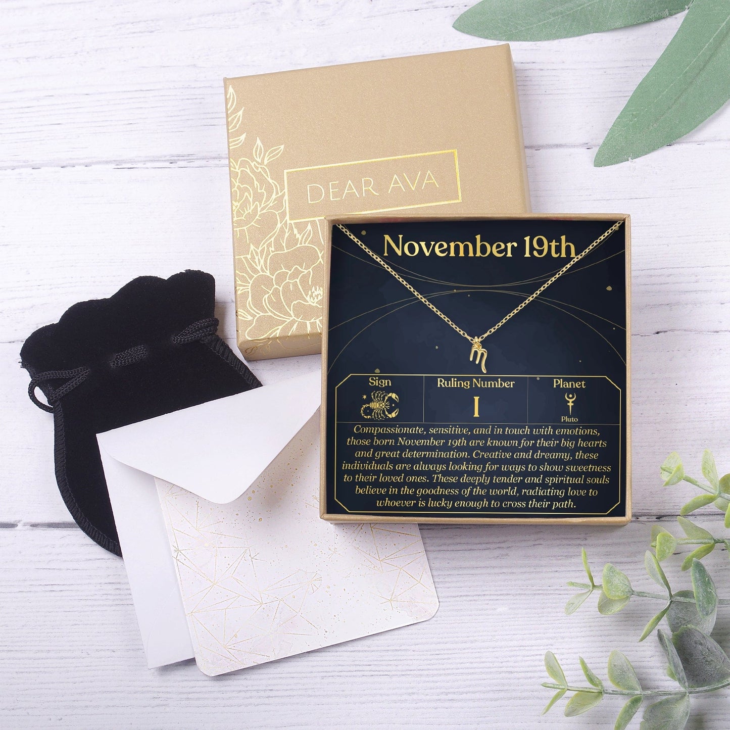 November 19th Scorpio Necklace