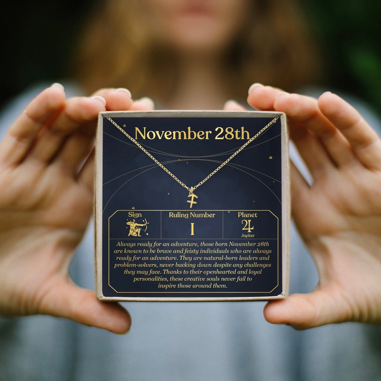 November 28th Sagittarius Necklace
