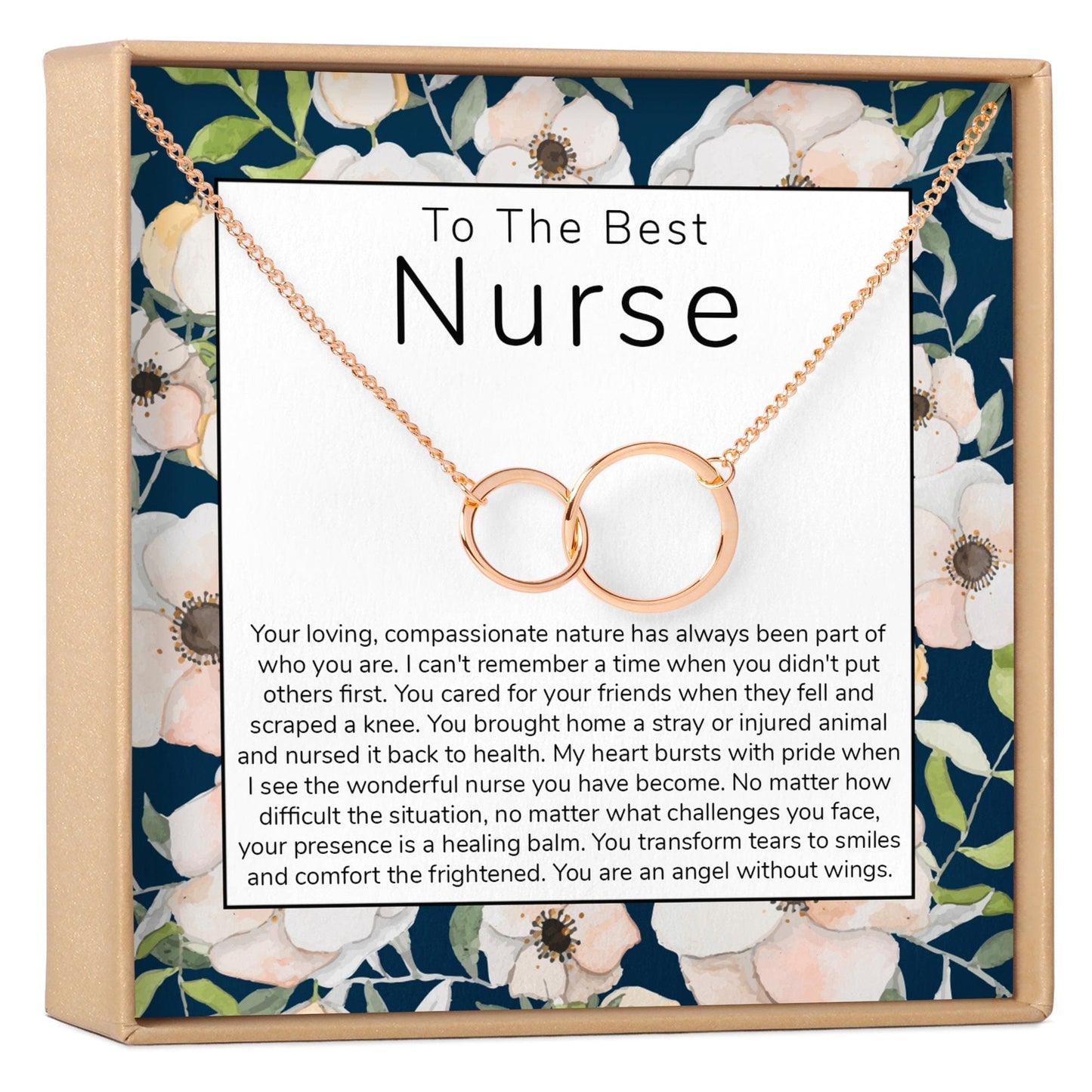 Nurse Double Circles Necklace
