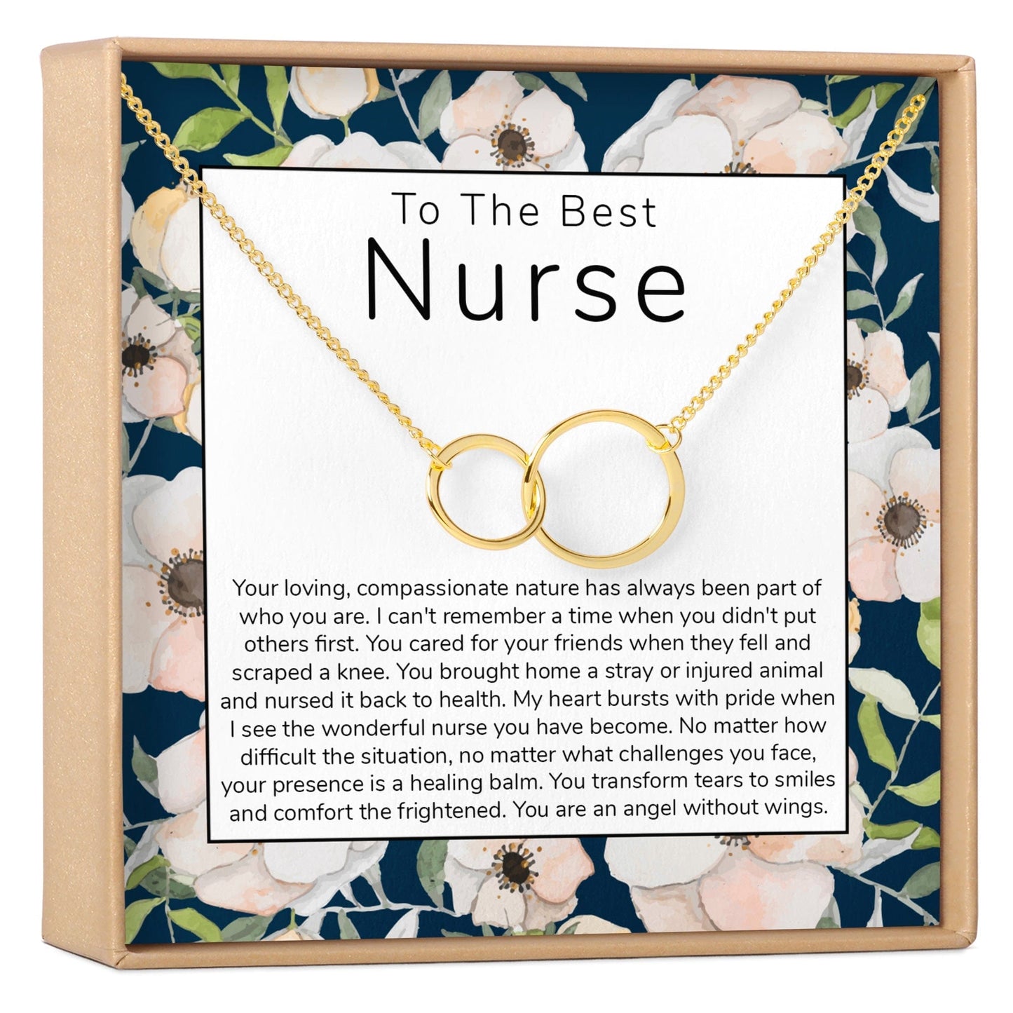Nurse Double Circles Necklace
