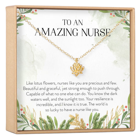 Nurse Lotus Necklace