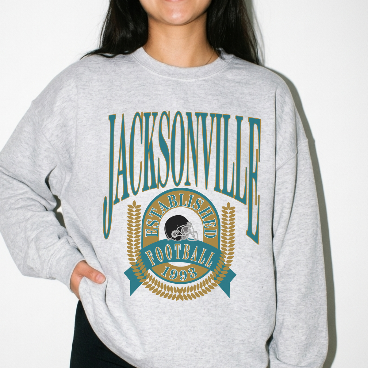 Jacksonville Retro Football Sweatshirt