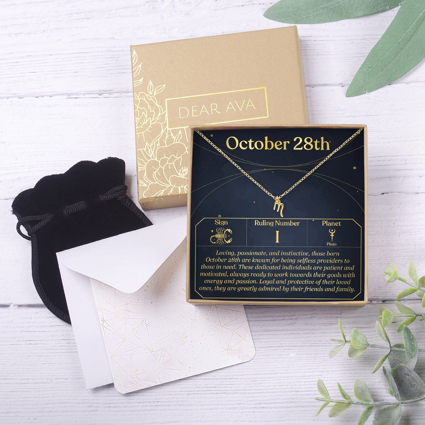 October 28th Scorpio Necklace
