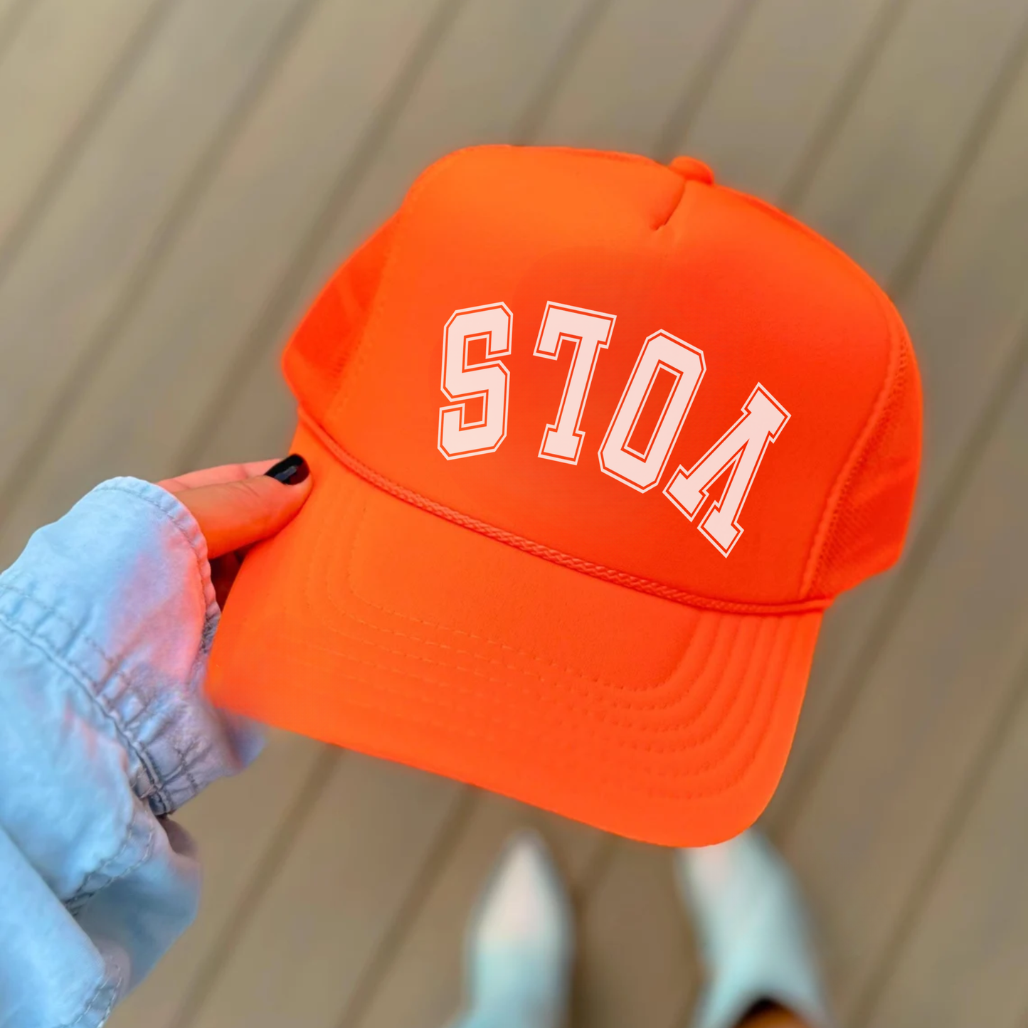 Upside Down VOLS Trucker Hat | Trendy Sports Team Hat