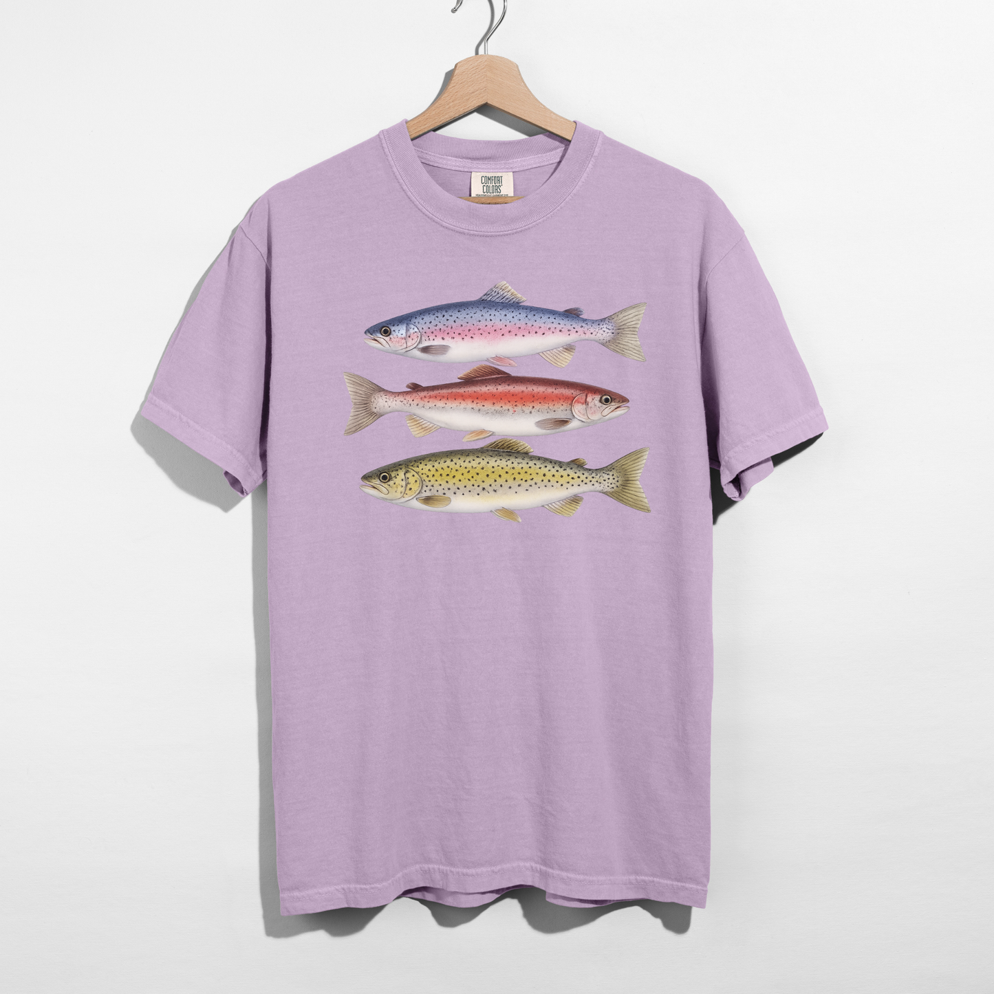 Vintage Trout Fishing Graphic Tee |  Fishing Shirt