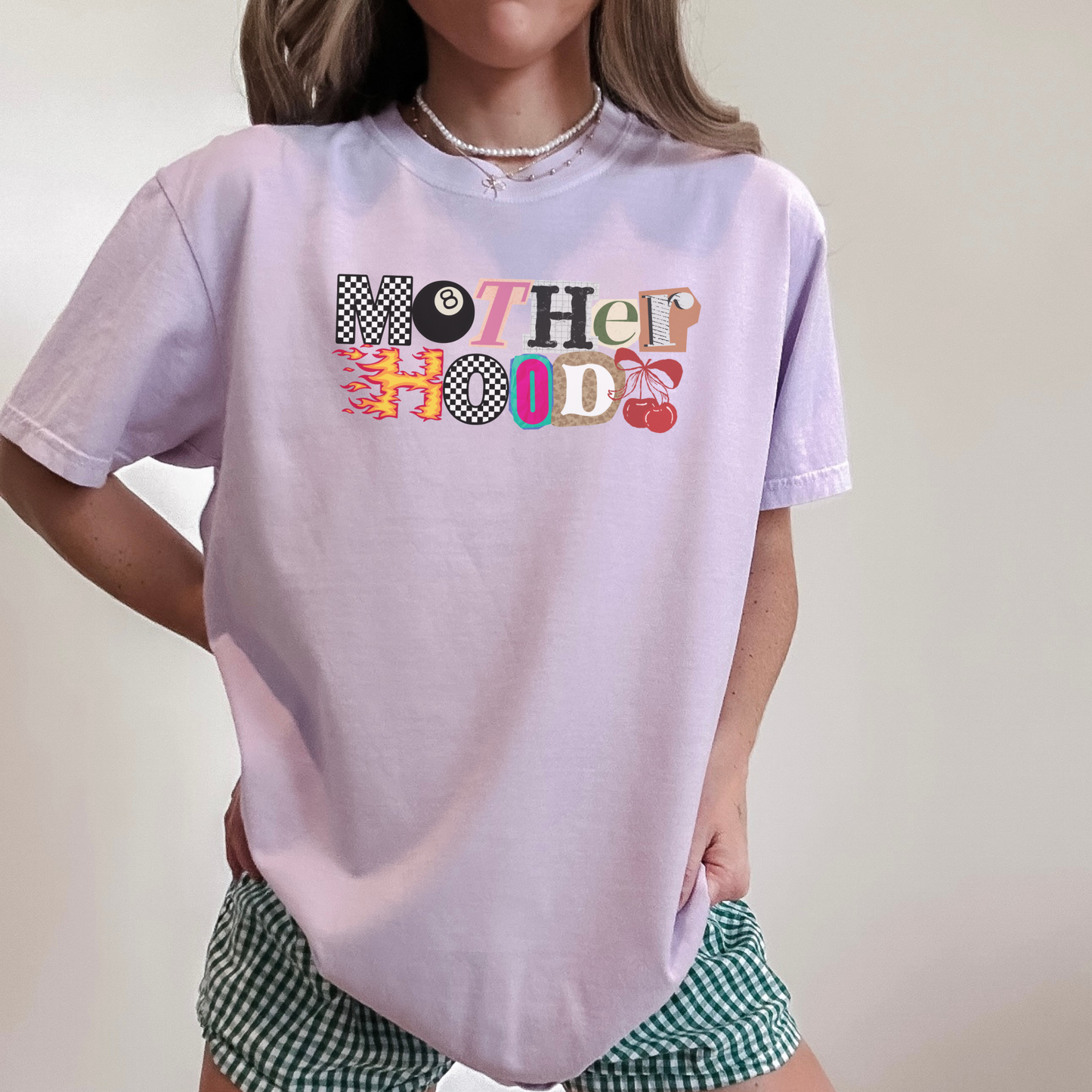 Mother Hood Graphic Tee – Trendy Mama Statement Shirt
