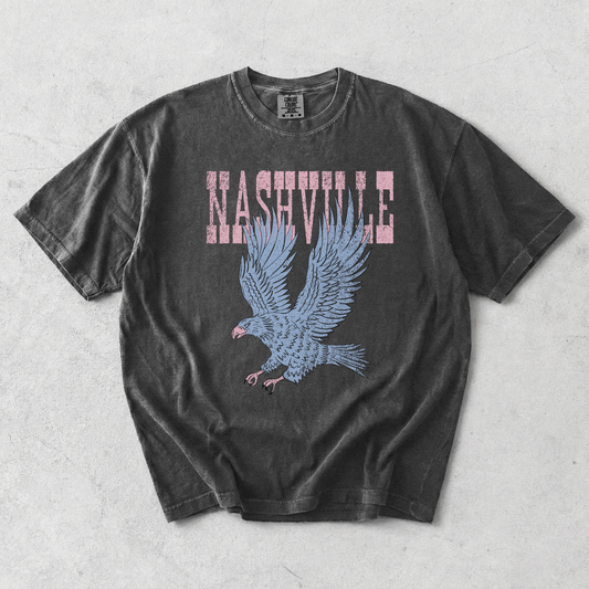 Nashville Eagle Graphic Tee | Vintage Country Concert Shirt