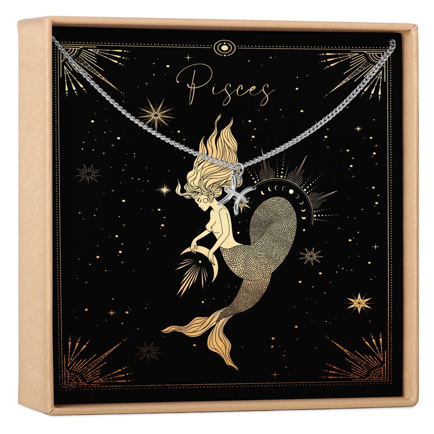 Pisces Zodiac Deity Necklace