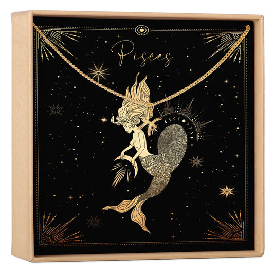Pisces Zodiac Deity Necklace
