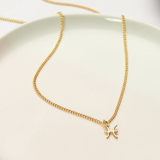 Pisces Zodiac Deity Necklace