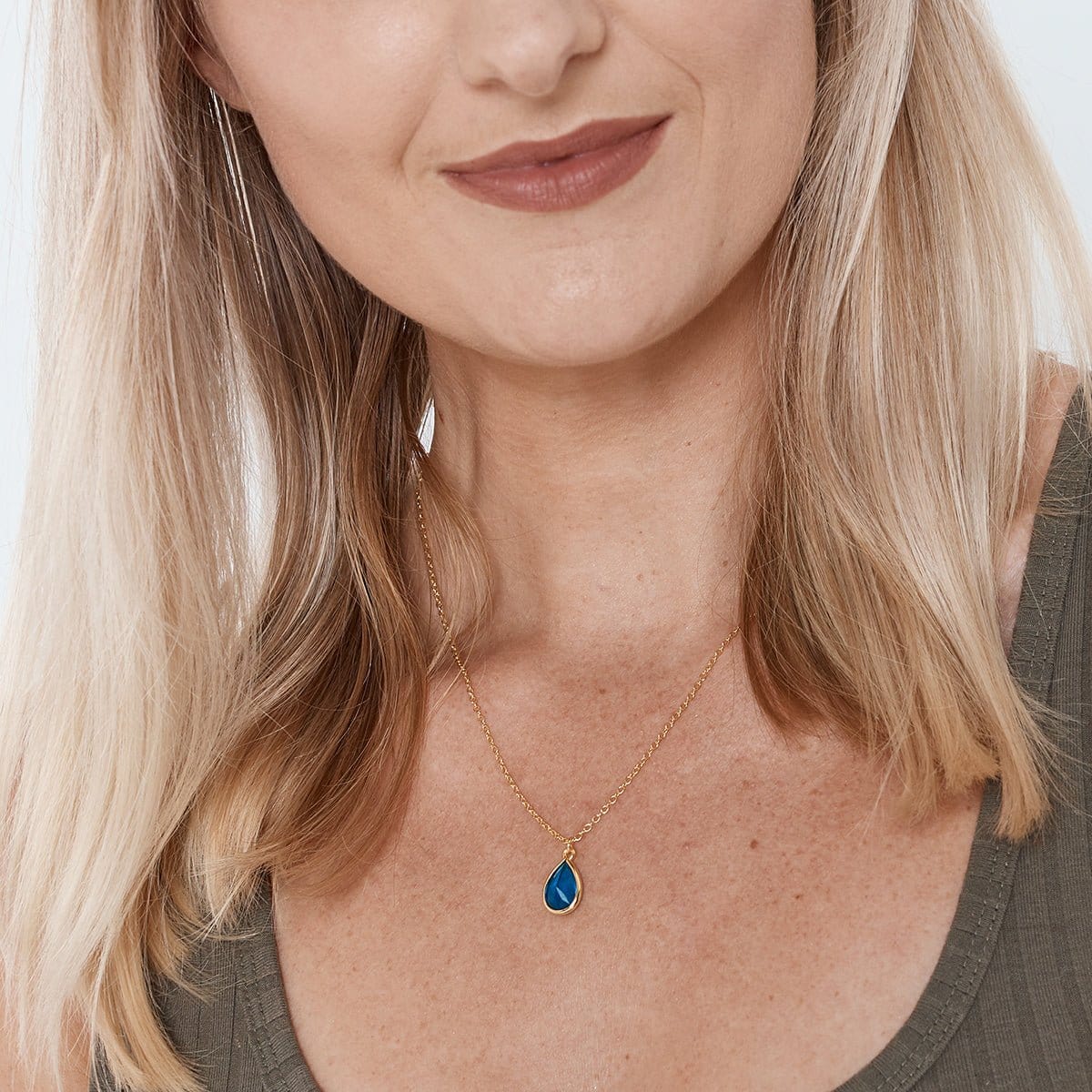 Police Wife Gemstone Necklace