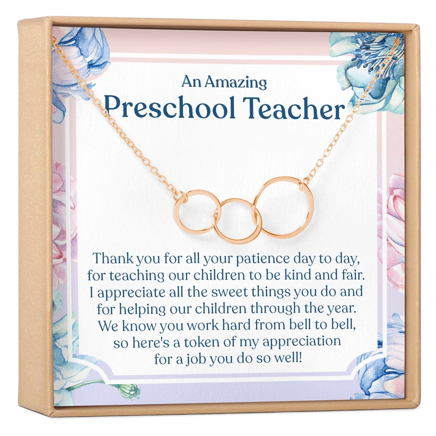 Preschool Teacher Necklace, Multiple Styles Jewelry