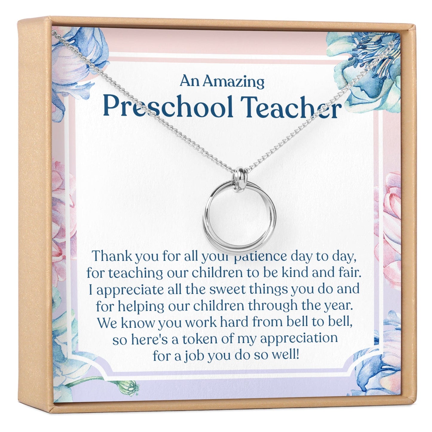 Preschool Teacher Necklace, Multiple Styles Jewelry