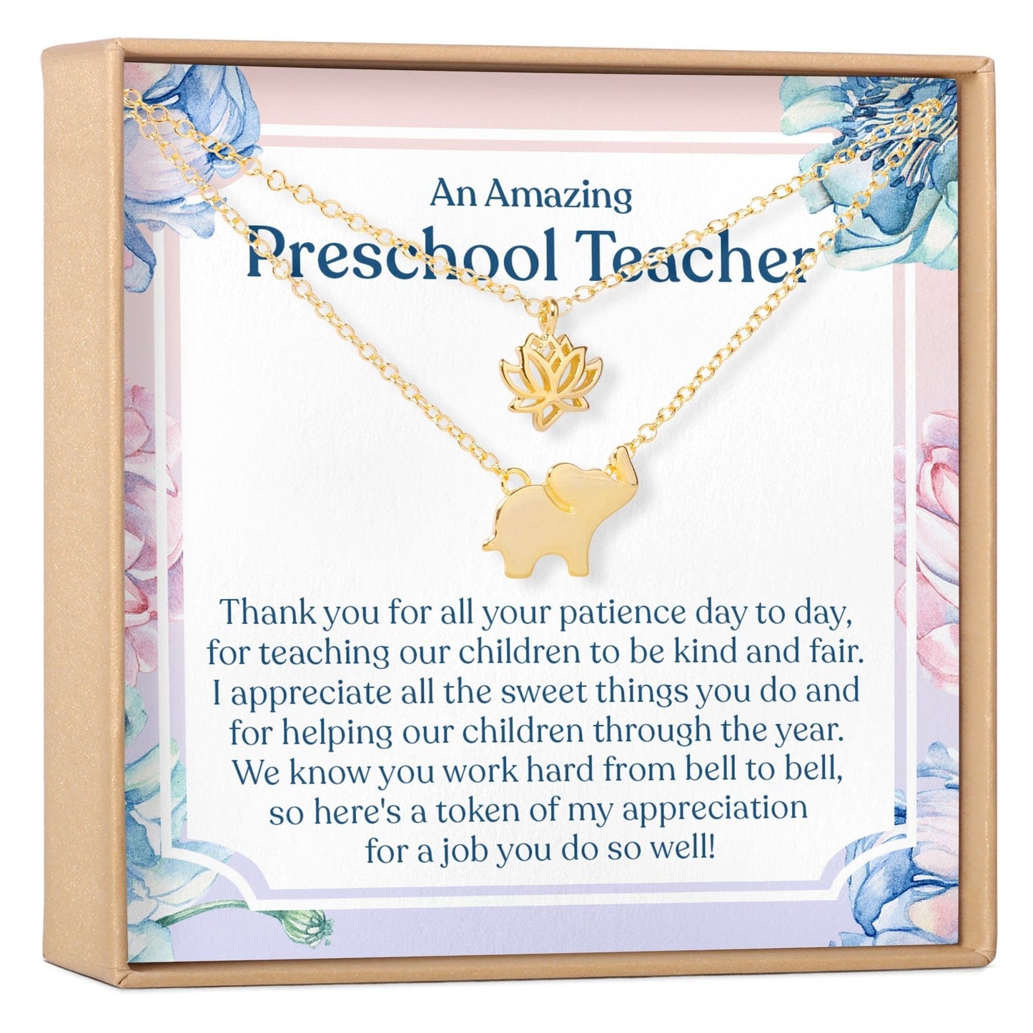 Preschool Teacher Necklace, Multiple Styles Jewelry