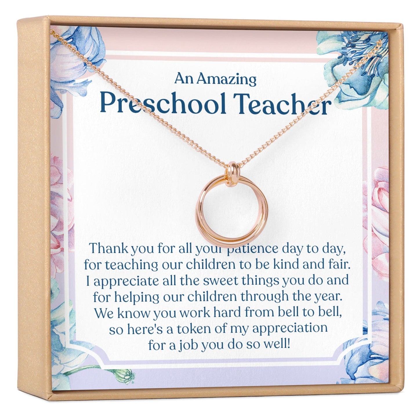 Preschool Teacher Necklace, Multiple Styles Jewelry
