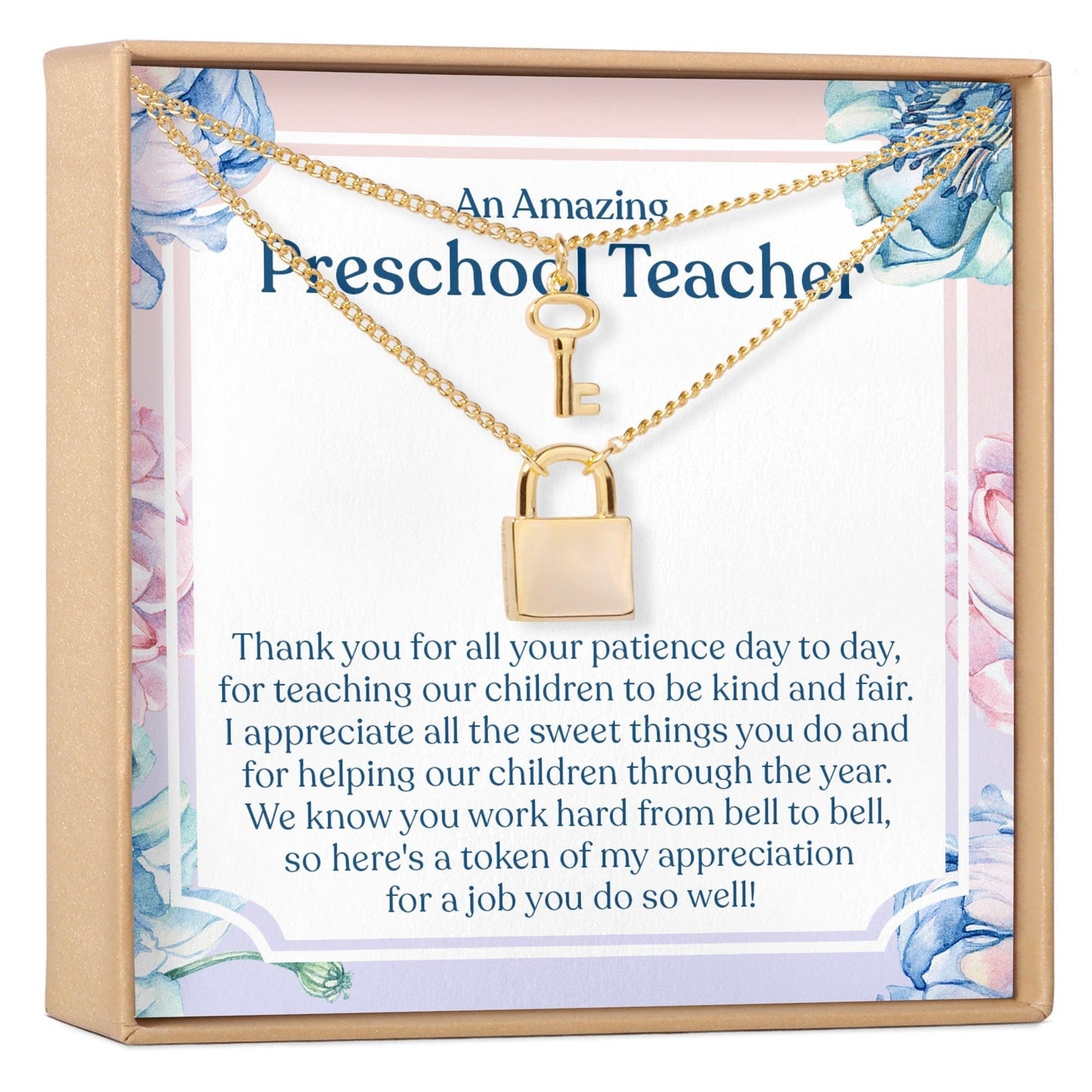 Preschool Teacher Necklace, Multiple Styles Jewelry