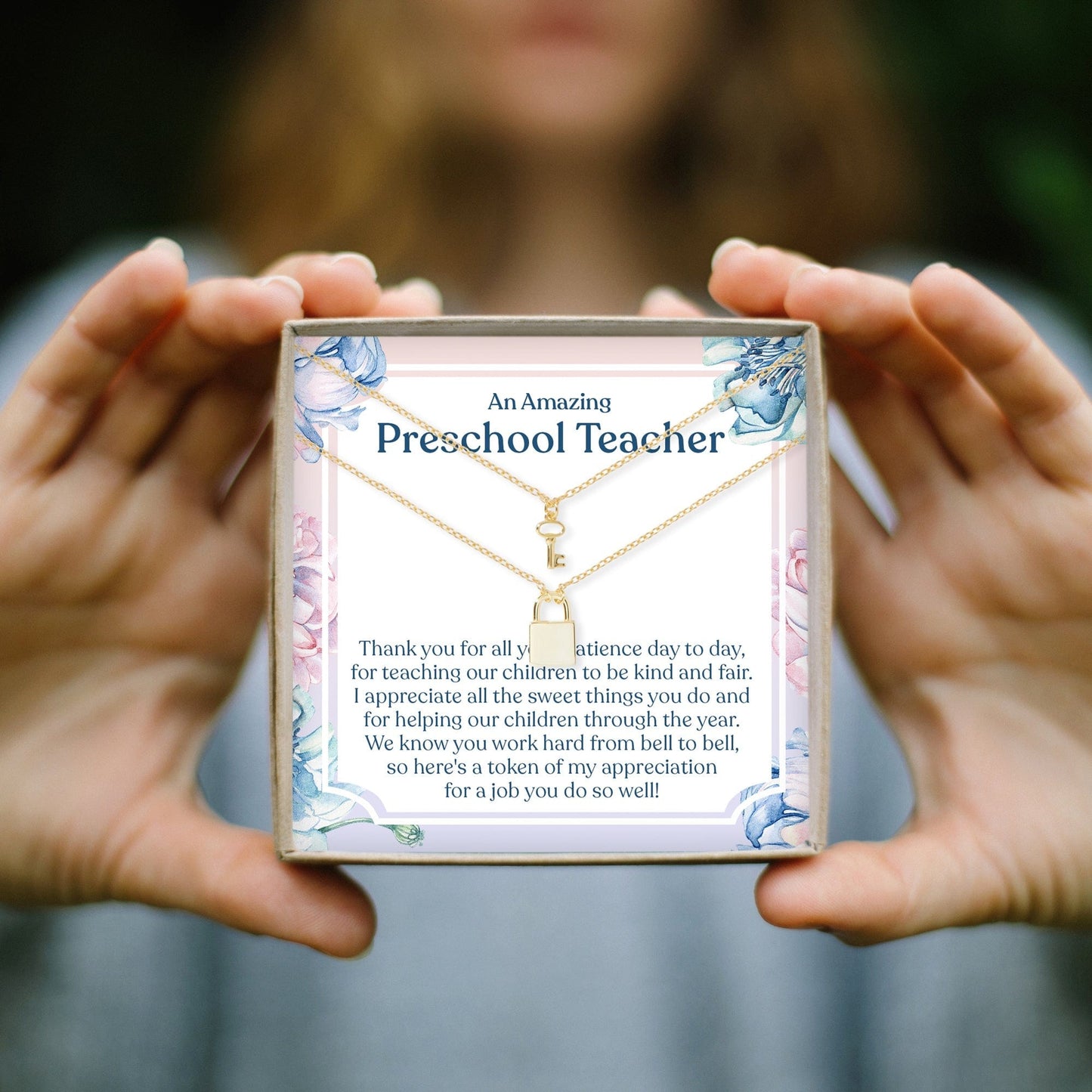Preschool Teacher Necklace, Multiple Styles Jewelry