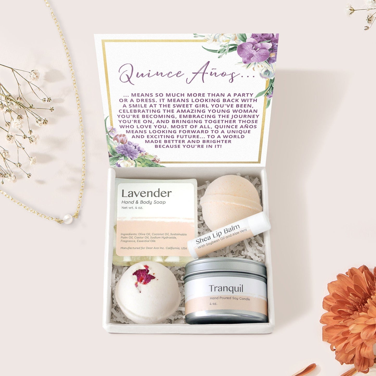 Quinceañera Spa Gift Box