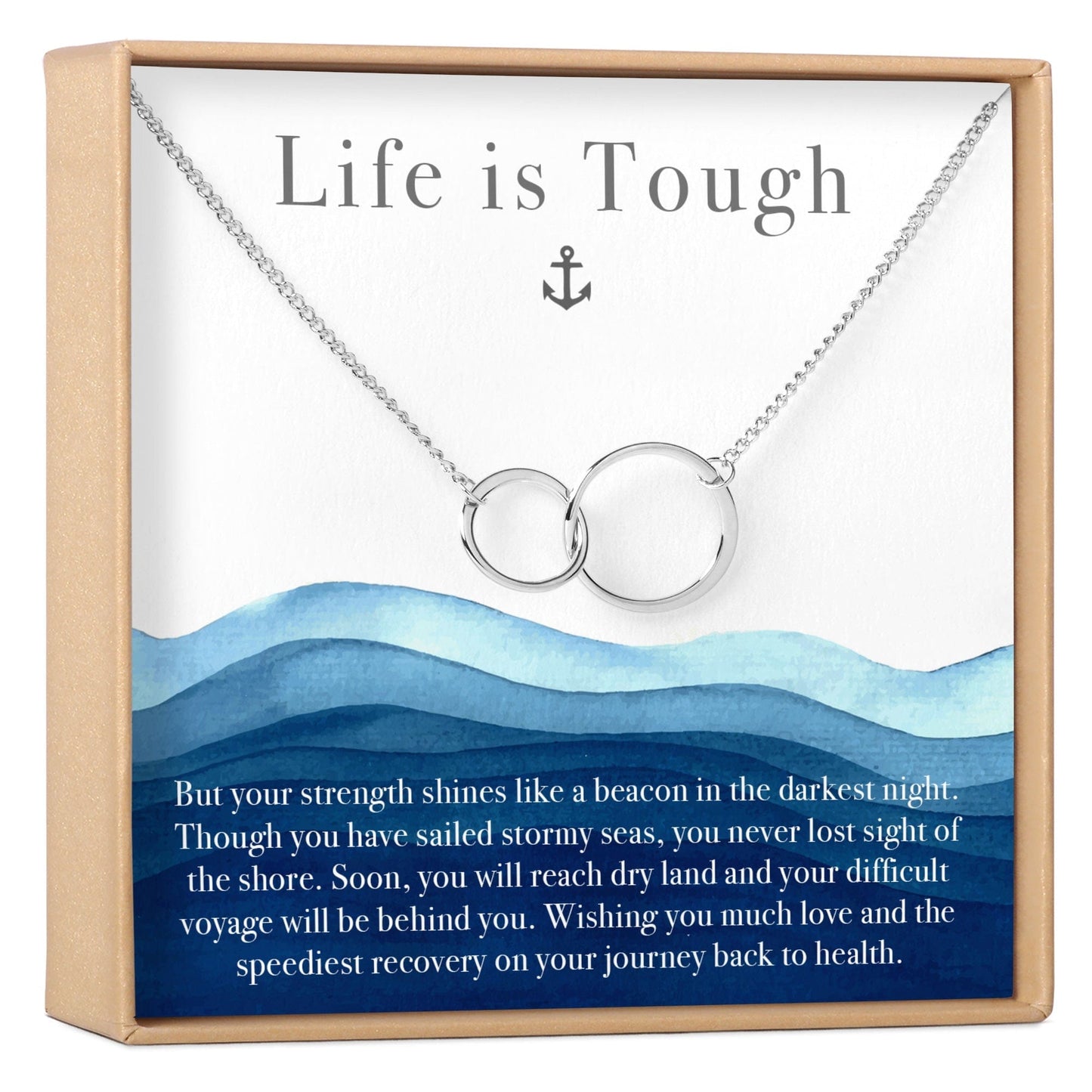 Recovery Double Circles Necklace