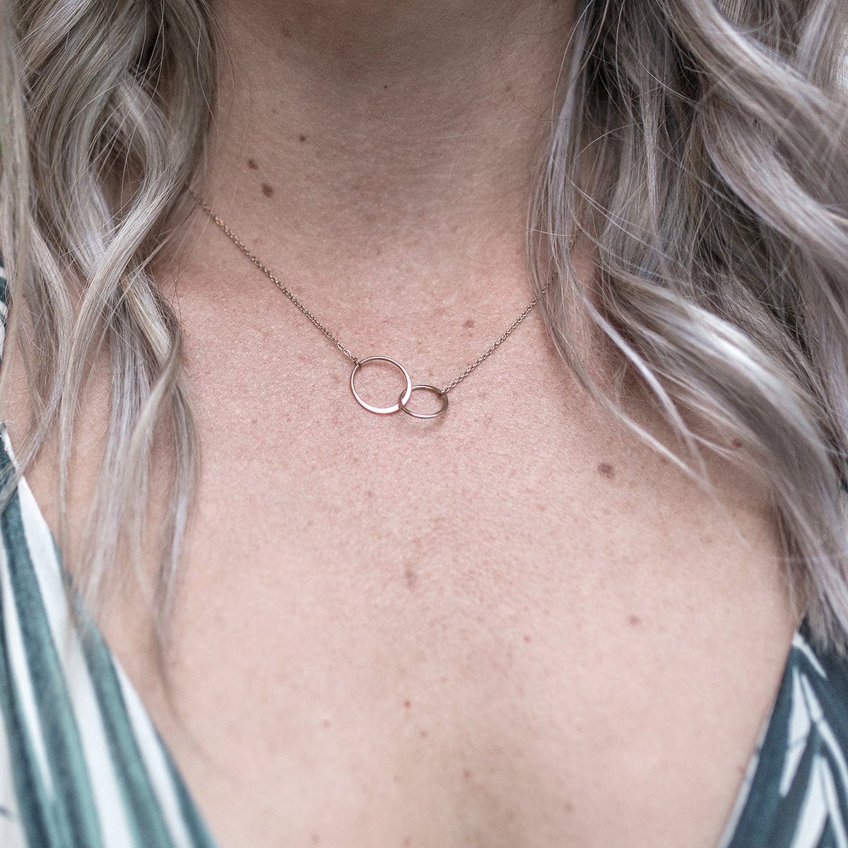 Recovery Double Circles Necklace