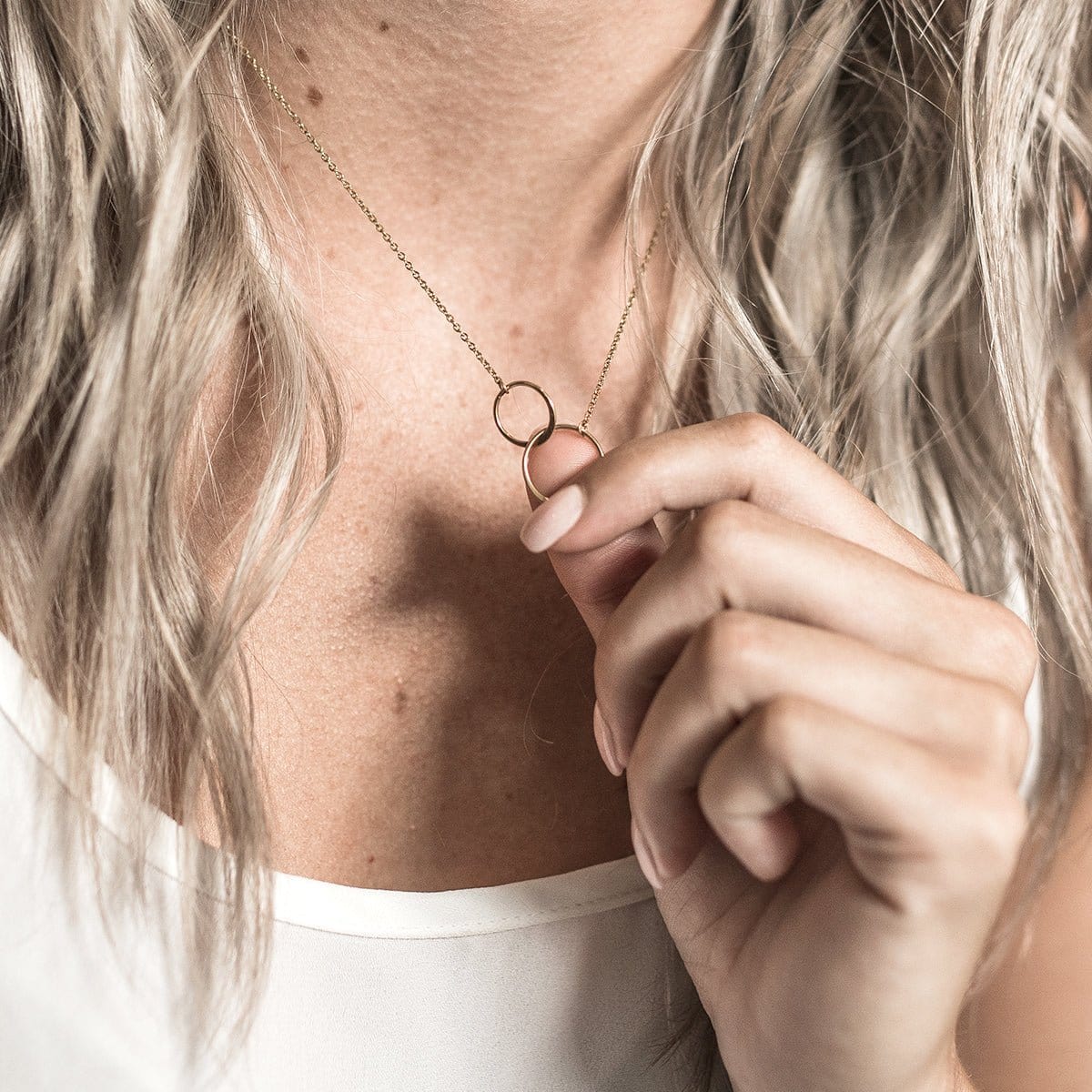 Recovery Double Circles Necklace