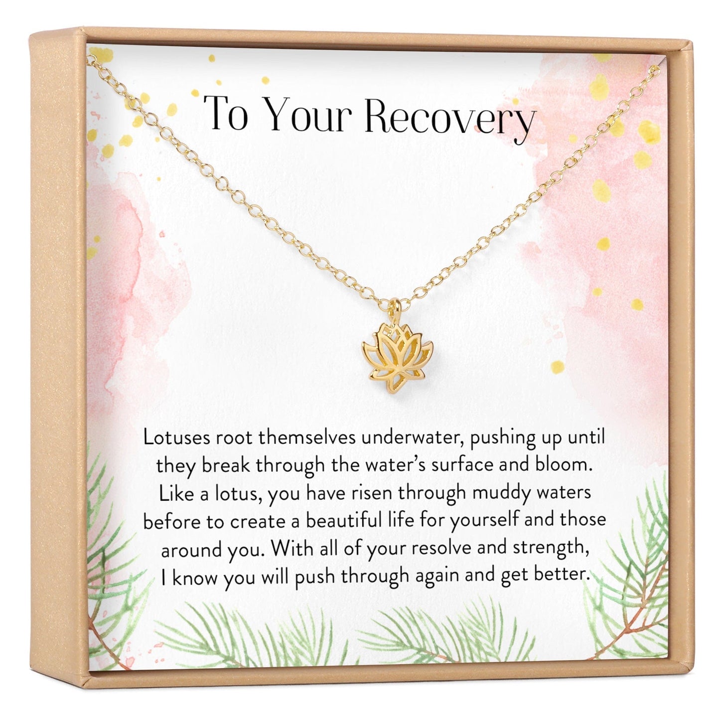 Recovery Lotus Necklace