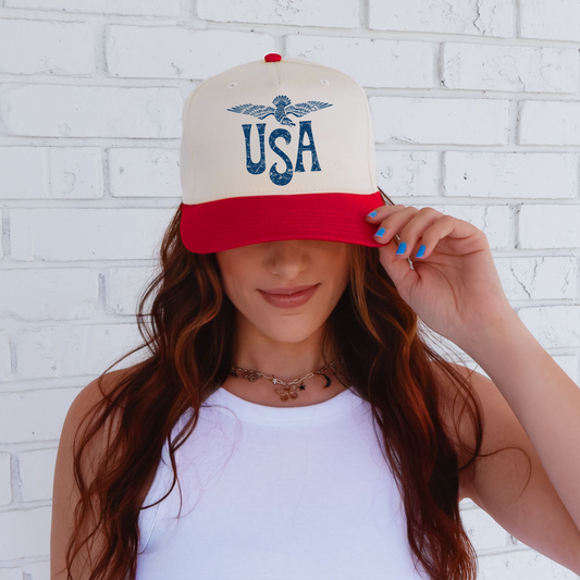 USA Eagle Trucker Hat
