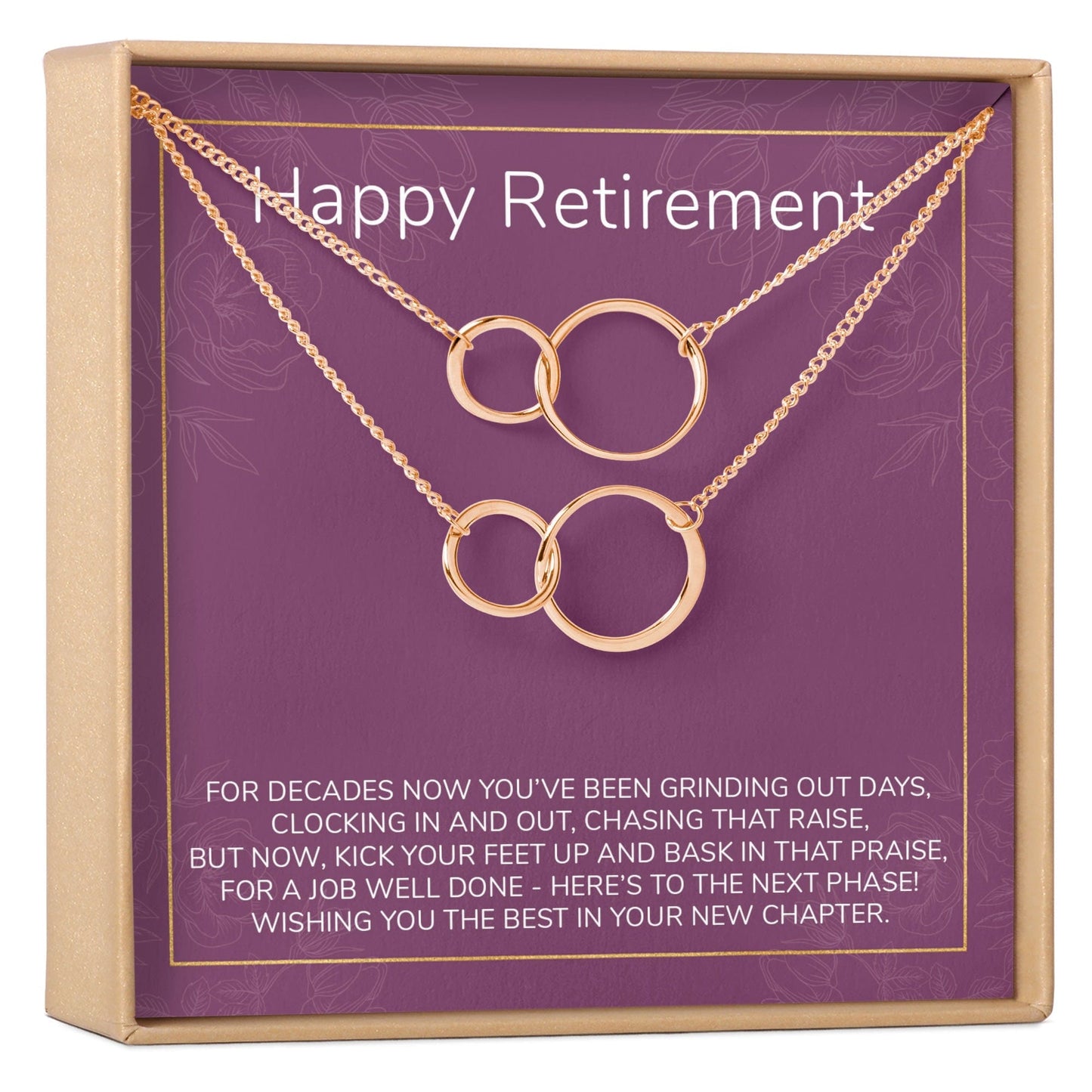 Retirement Necklace, Multiple Styles